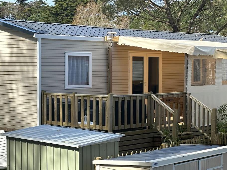 Mobil home Cygne 85 Quiberon Bagian luar foto